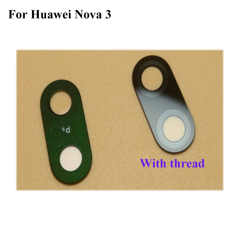 

2PCS High quality For Huawei Nova 3 Nova3 Back Camera Glass test good For Huawei Nova3 Nova 3