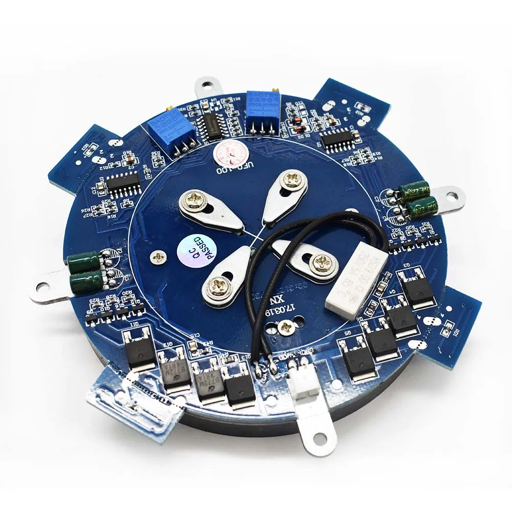 Billig Lusya magnetische levitation modul Magnetische Suspension Core mit LED lampe Last lager gewicht 500g AC12V 2A D4 007