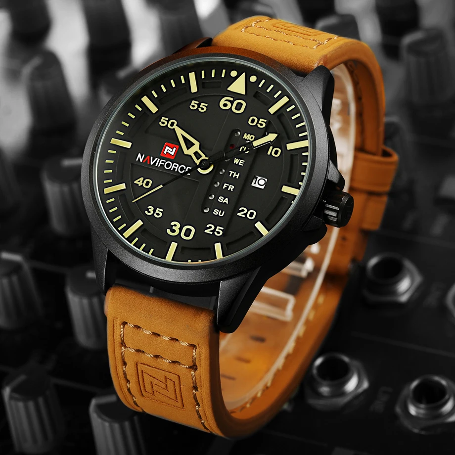 

NAVIFORCE Montre Homme Casual Men Watches Famous Brand sports Watch Men Quartz-Watch Waterproof Whatch Men Clock Men Watch 2017