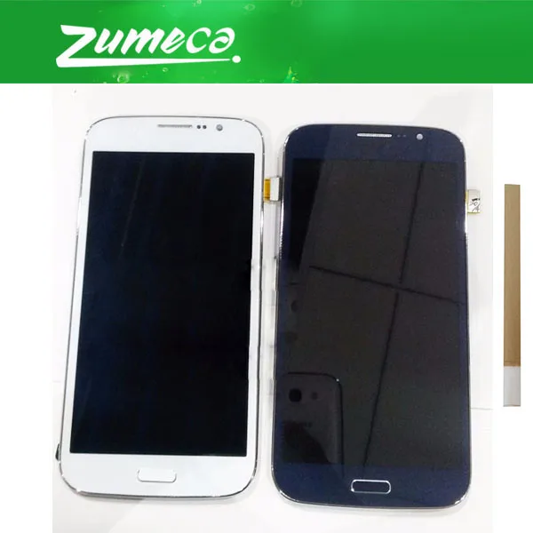 For Samsung Galaxy Mega 5.8 i9150 i9152 LCD Display Screen+Touch Screen Digitizer Assembly With Frame Blue White Color+Tape | Мобильные