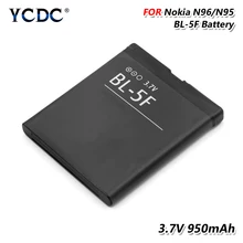 2019 bateria litowa najlepiej wymienna bateria BL 5F BL-5F dla Nokia E65 N93I N72 N93 N95 N98 N99 6290 6210X5 6710N baterii