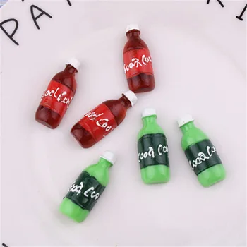 

6PCS Slime Charms Cool Beverage Bottle Slime Accessories Beads Making Supplies With Drawstring Pouch For DIY Crafts Scrapbooki
