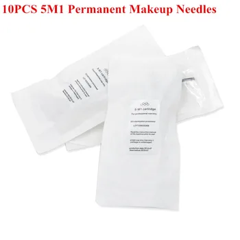 

10 PCS/Lot 600D-G 5M1 Permanent Makeup Eyebrow Cartridge Tattoo Needles for Eyebrow Lips Rotary Tattoo Machine