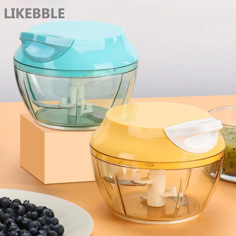 

Manual Fruit Vegetable Chopper Hand Pull Food Ice Cutter Onion Nuts Grinder Mincer Shredder Kitchen Tools