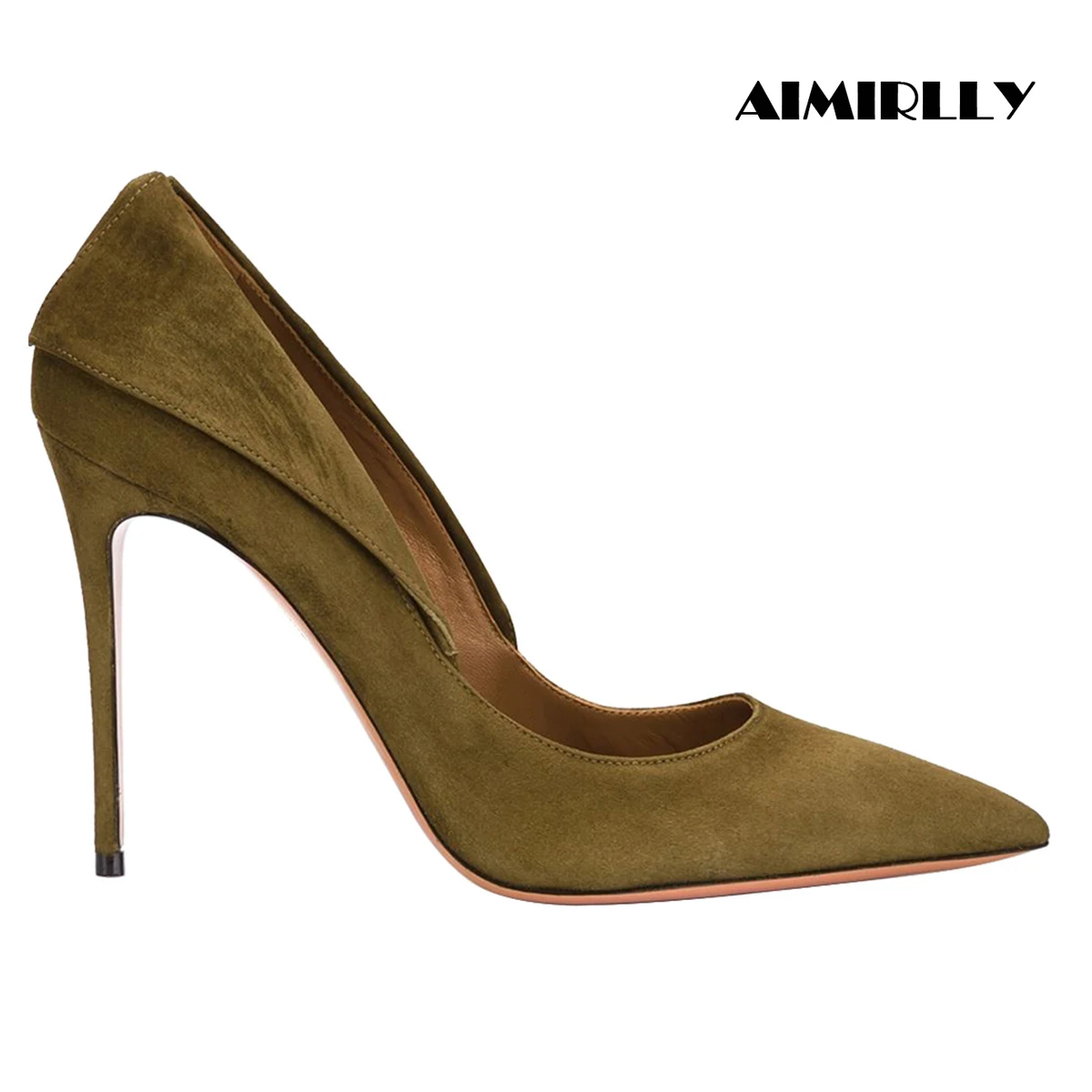 

Women Shoes High Heels Pumps Pointed Toe Formal Evening Party Shoes Work & Career Turn-down Collar Thin Heels Faux Suede