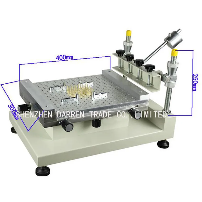 1 шт. Высокоточный Ручной PCB Шелковый экран Пресс Точная паяльная паста печатная машина