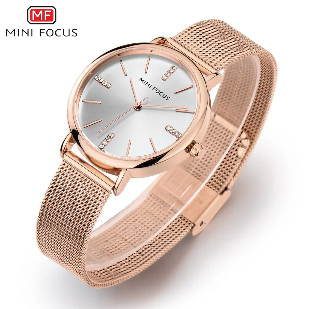 MINI FOCUS New 2018 Dress Top Fashion Women Watches Famous Brand Ladies Quartz Watch Female Clock Montre Femme Relogio Feminino