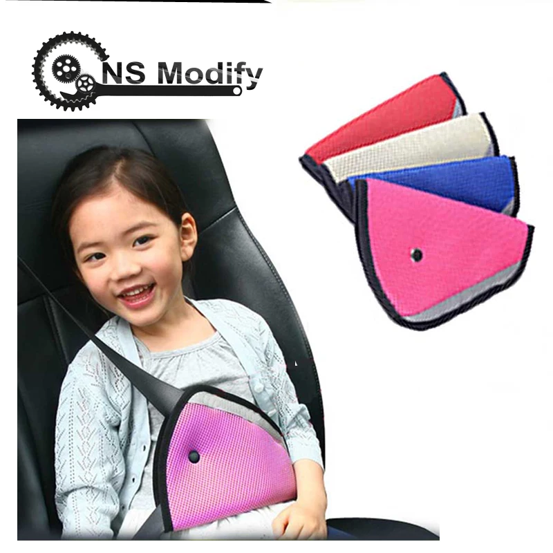 

NS Modify Triangle Baby Kid Car Safe Seat Belt Adjuster Device Positioner Resistant Safety Belt Protector Positioner Breathable