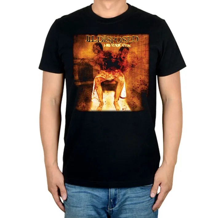 9 видов illdisped рок брендовая рубашка 3D mma череп фитнес скейтборд Hardrock тяжелый темный металл хлопок camiseta уличная - Цвет: 9