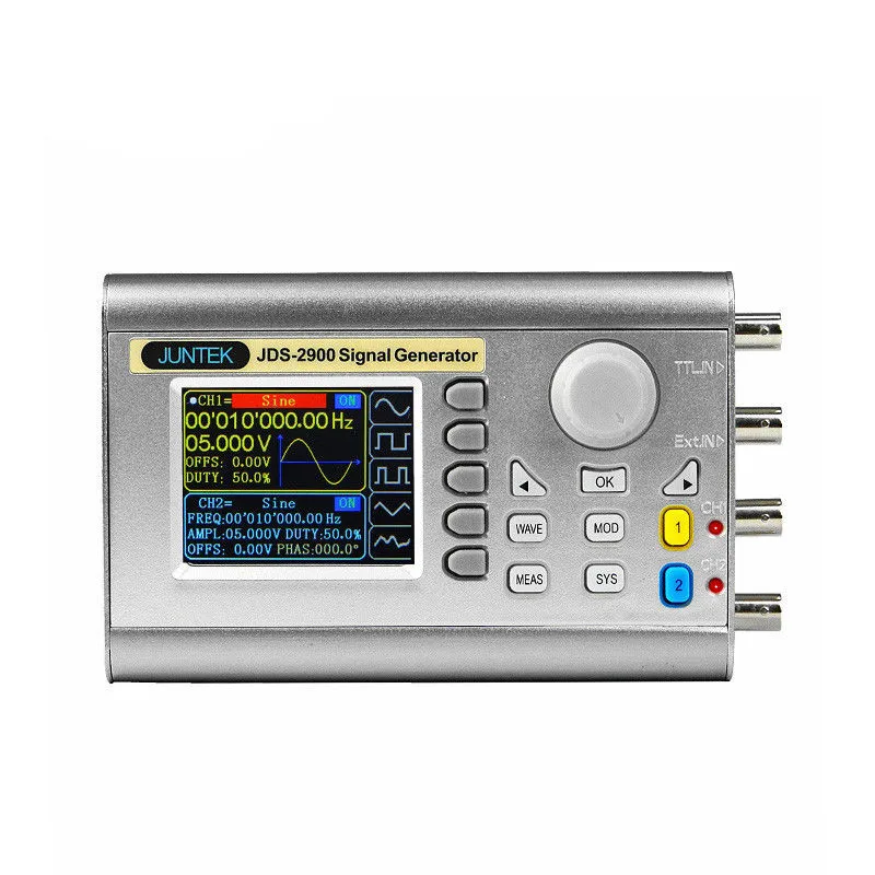 Новый ручной двухканальный генератор сигналов DDS JDS2900 30 МГц источник сигнала