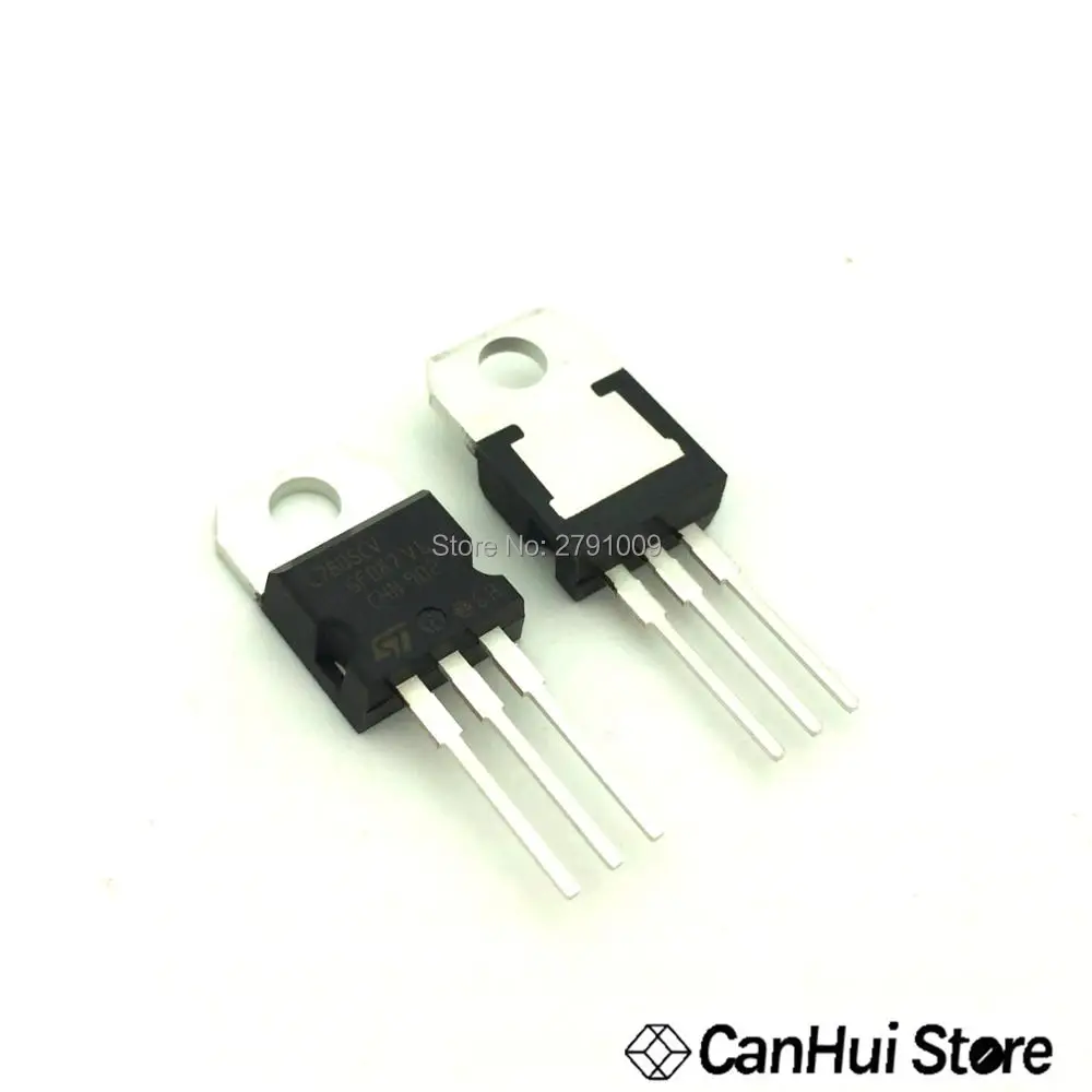 

10PCS L7805CV L7805 7805 transistor three terminal voltage regulator TO-220 new