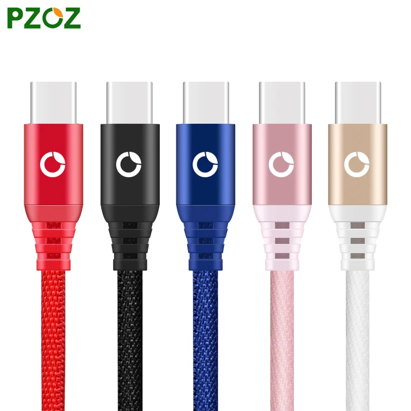 PZOZ кабель usb type C USB-C быстрое зарядное устройство type-C для Xiaomi Mi A1 6 OnePlus 5t Hauwei p10 p20 lite pro mate 9 10 Honor htc ZUK Z2