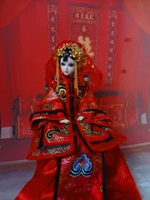 12 Handmade Collectible Chinese Dolls Traditional Qing Dynasty Princess Doll Oriental Dolls Toys Gifts For Girls 32cm traditional chinese queen dolls pretty girl bjd dolls movies