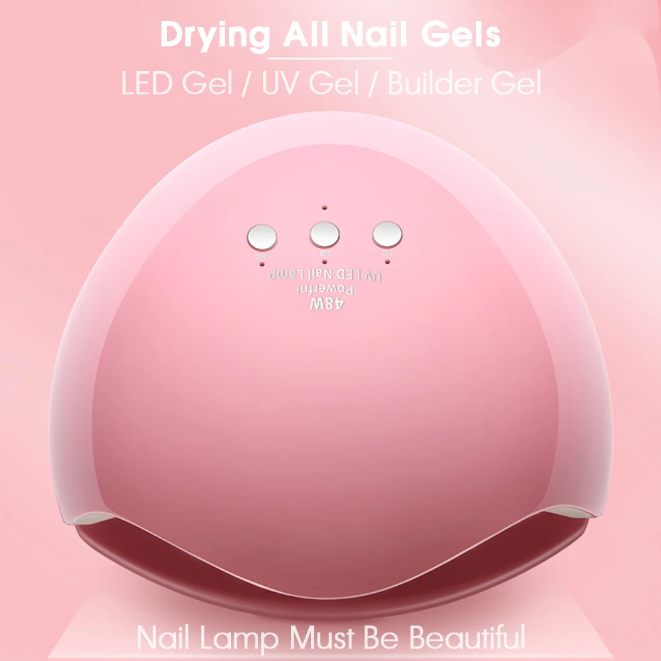 “ Conduziu a Lâmpada do Prego Art Manicure Omlove 48 w