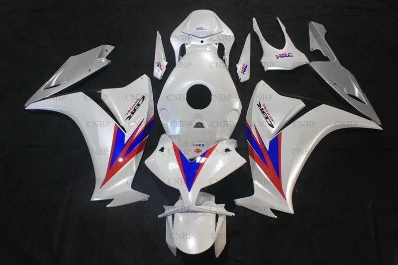 CBR1000 RR 2012- Набор для всего тела Fireblade 2012 мотоциклетные обтекаемый Fireblade жемчужно-белый кузов - Цвет: INJECTION mold