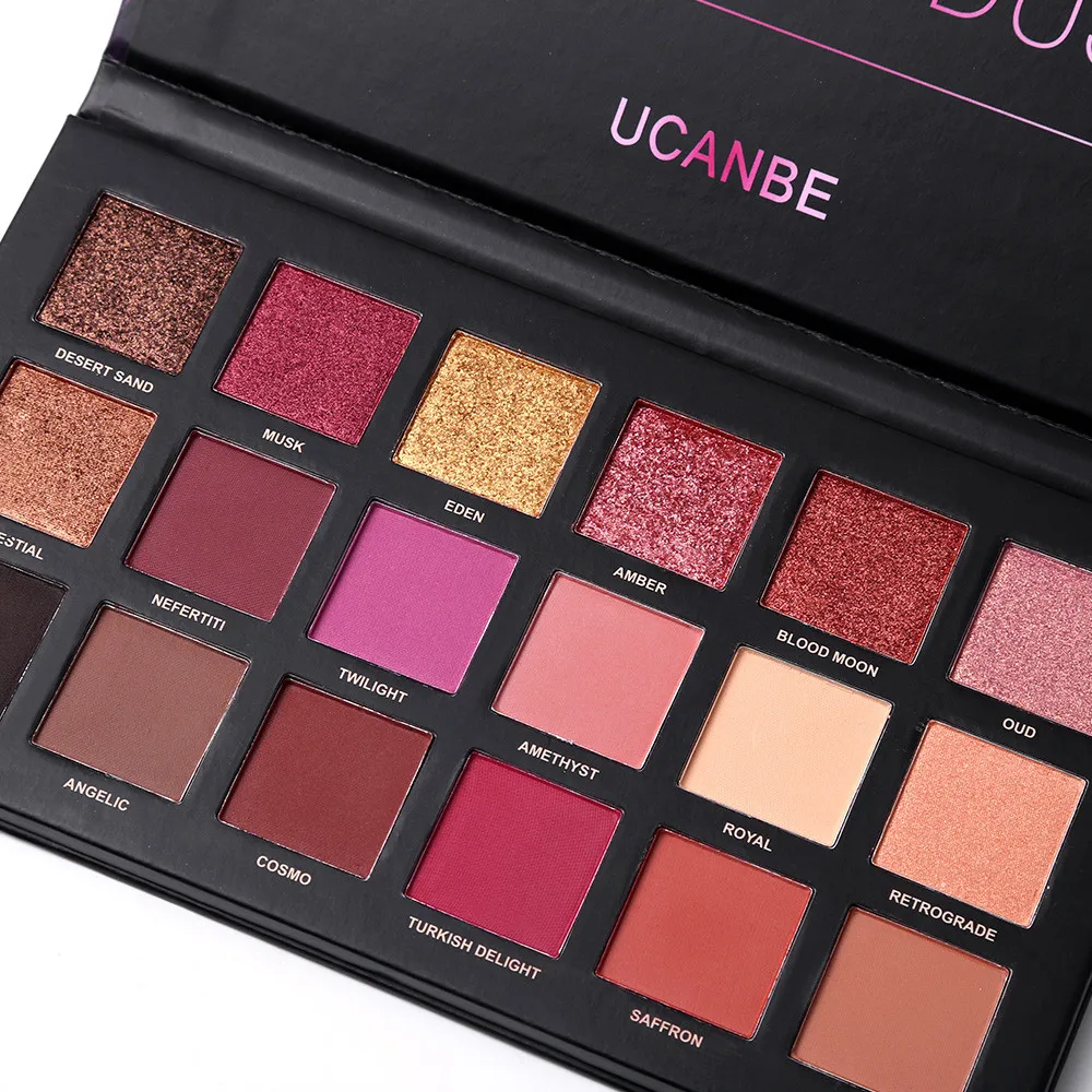 

18 Color Pearl Glitter Eye Shadow Powder Palette Matt Eyeshadow Cosmetic Makeup natural Easy to apply Brighten Eyeshadow