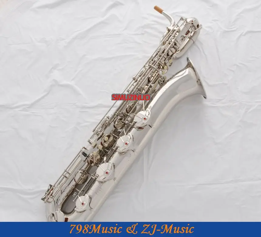 Support Professional Silver Plated Baritone Saxophone Sax High F W