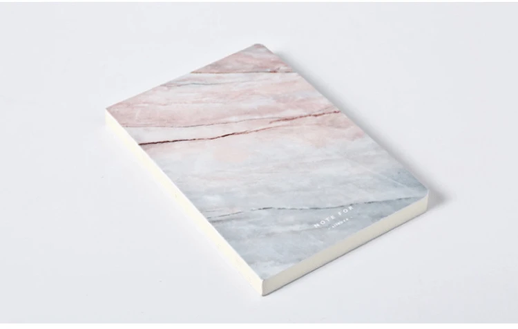 Японские милые канцелярские заметки для тишины мраморный дизайн Мягкая обложка A5 блокнот линии состав дневник сшивание переплет