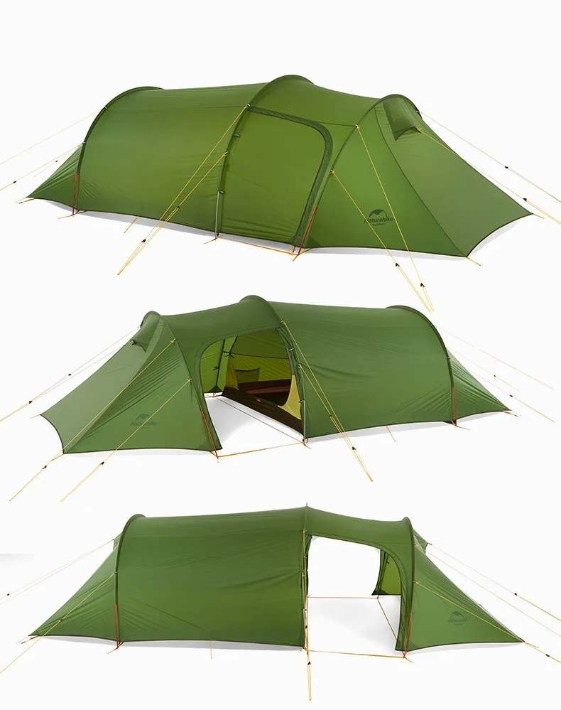 Naturehike Opalus 3 Открытый кемпинг 3 человек туннель палатка( Ems