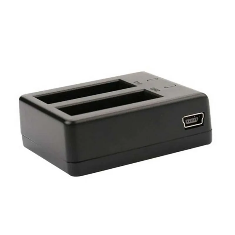 Новое двойное зарядное устройство для экшн камеры SJ Cam SJ4000 WiFi SJ5000 SJ6000 SJ7000