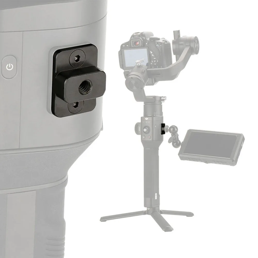 

for Monitor Magic Arm VS SmallRig Video Monitor Mounting Plate Mount for Dji Ronin S M4 to 1/4 Screw Adapter Extend Port New