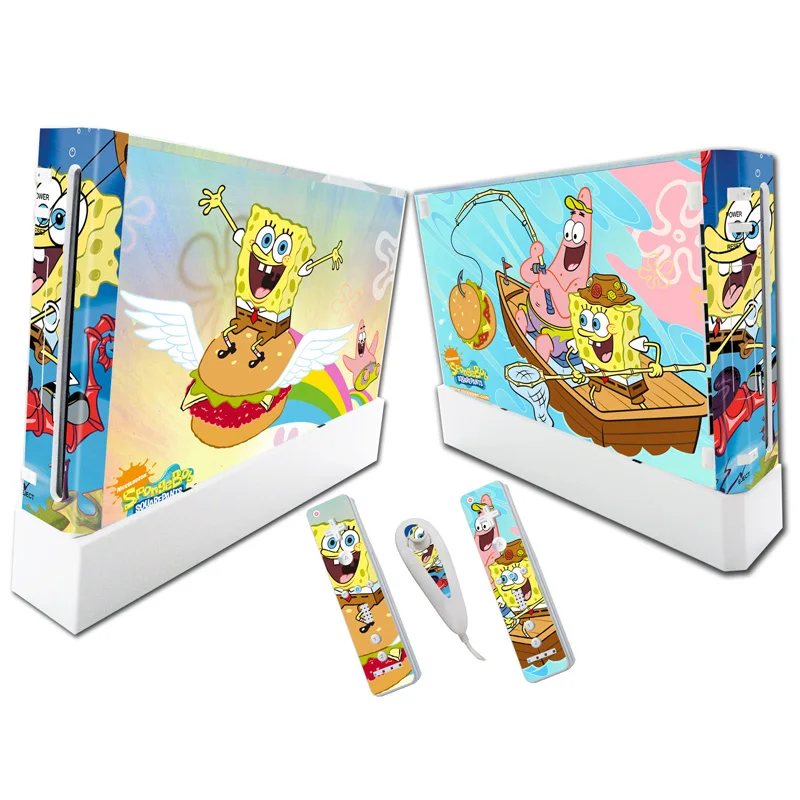 

For W ii Console Cover with Remotes Controller Skins For Nintend w ii skin sticker for w ii skin---0249