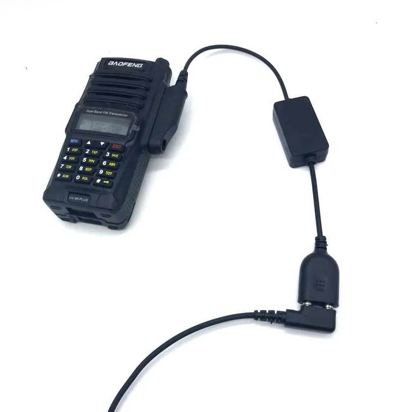 Иди и болтай Walkie Talkie “иди и аудио кабель-адаптер для Baofeng BF-9700 A-58 UV-XR UV-5S GT-3WP UV-9R плюс для K Интерфейс 2Pin UV-5R гарнитура Порты и разъёмы