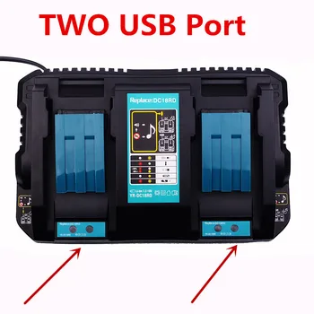 

EU plug 7.2V-18V 4A Li-Ion Fast Battery Charger with USB port For Makita BL1415, 1815, 1830, 1840, 1850,1860 free shipping