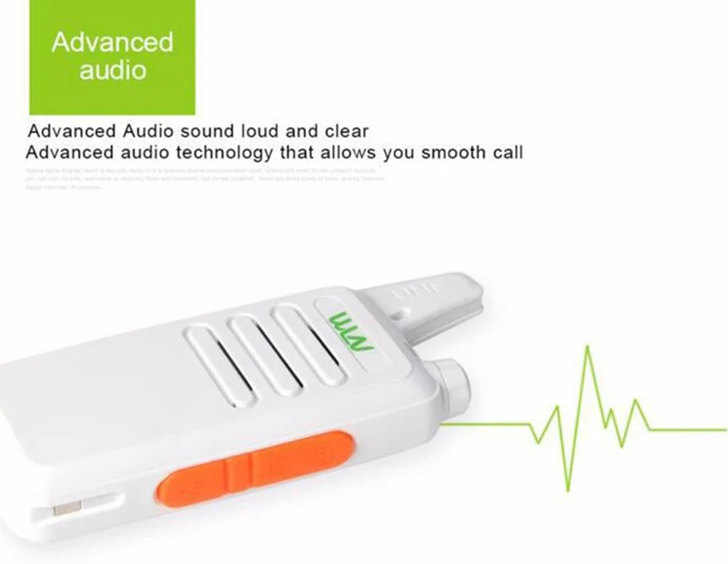 NEW Radio Walkie Talkie WLN KD-C1 5W UHF 400-470MHz CTCSSDCS TOT VOX Scan Squelch Two Way Radio MINI-handheld Transceiver (13)