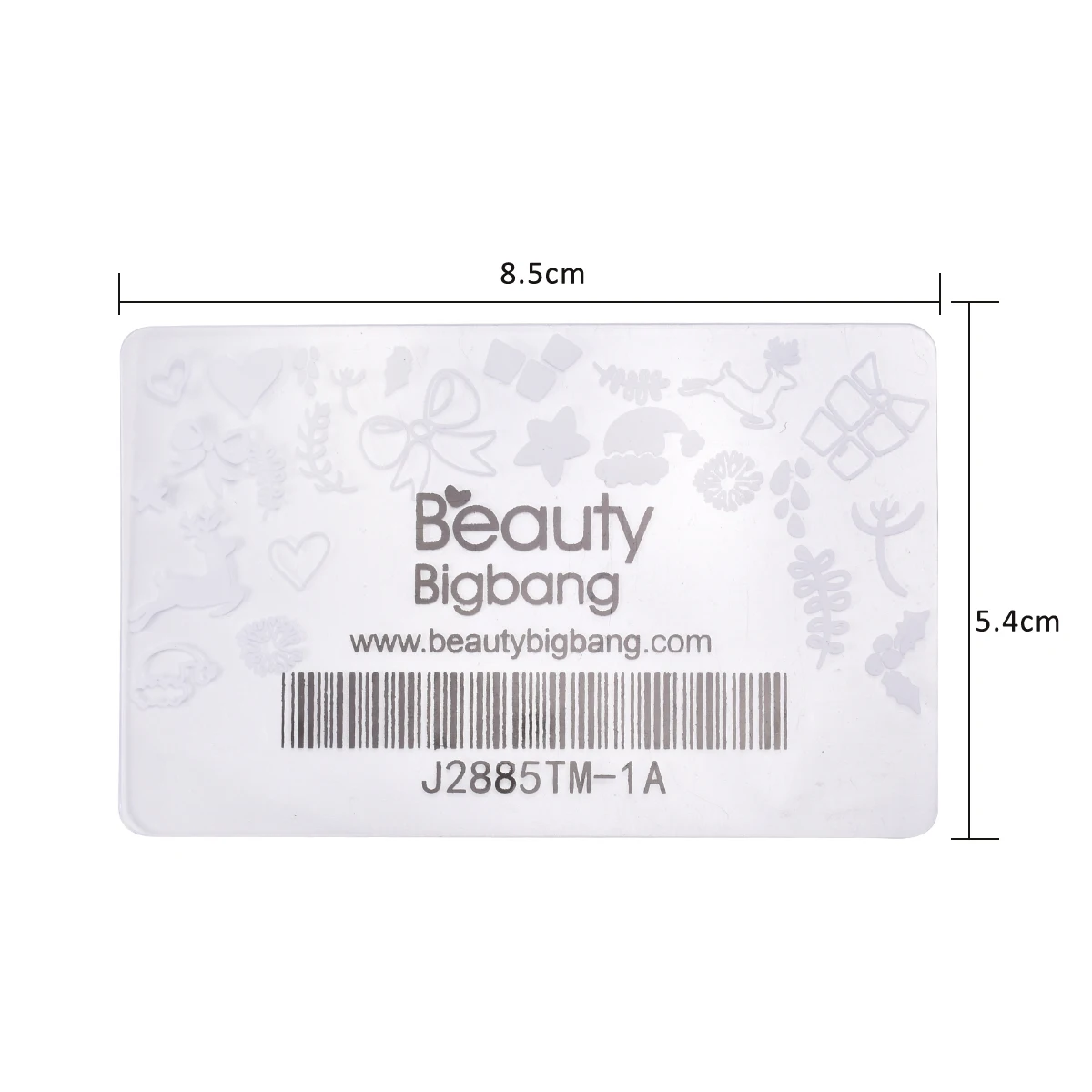 BeautyBigBang пластиковый силиконовый штамп для ногтей, набор резиновых головок, скребок, прозрачный, желе, цветок, ручка, штамп, штамповка, пластины, лак