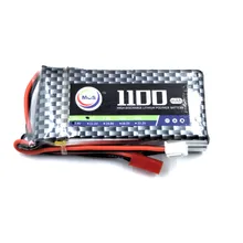 2 шт./упак. MOS RC Lipo батареи 2 S 7,4 В 1100 мАч 25C для самолета drone batteria Бесплатная доставка