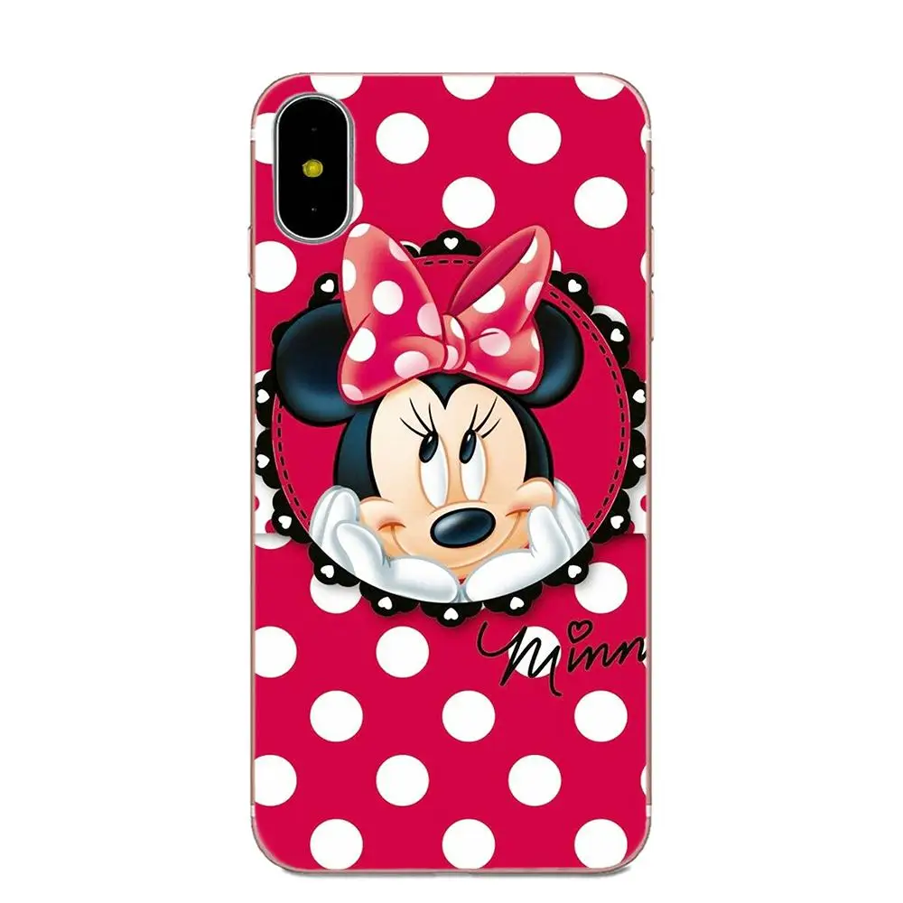 Милые Чехлы для девочек с Минни Маус Galaxy J1 J2 J3 J330 J4 J5 J6 J7 J730 J8 2015 2016 2017 2018 mini