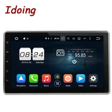 Idoing 2Din Android8.0/7,1 руль Универсальный 10,1 «Car Multiamedia плеер 8 Core 4 г + 32 г навигации Сенсорный экран быстрой загрузки