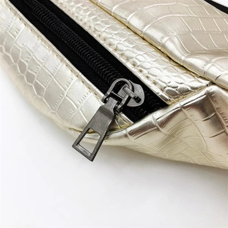 Waist Pack Women Fanny Pack 2018 Crocodile Pattern Leather Messenger B_D0_31
