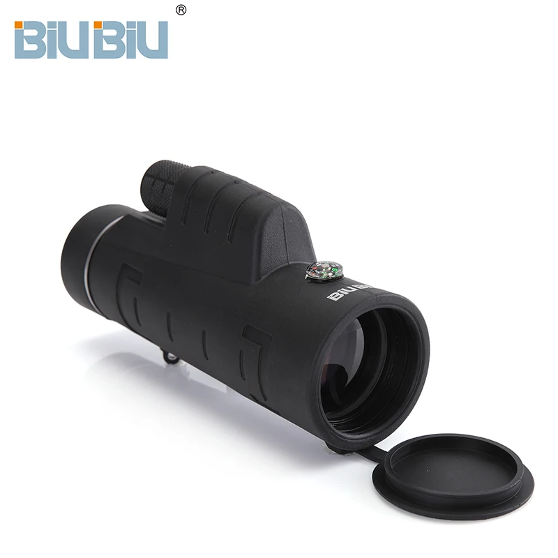 BIUBIU 10x40 HD Monocular High Quilaty Outdoor Monocular Telescopio Vision Camping Hunting Telescope Focusing Adjustment 
