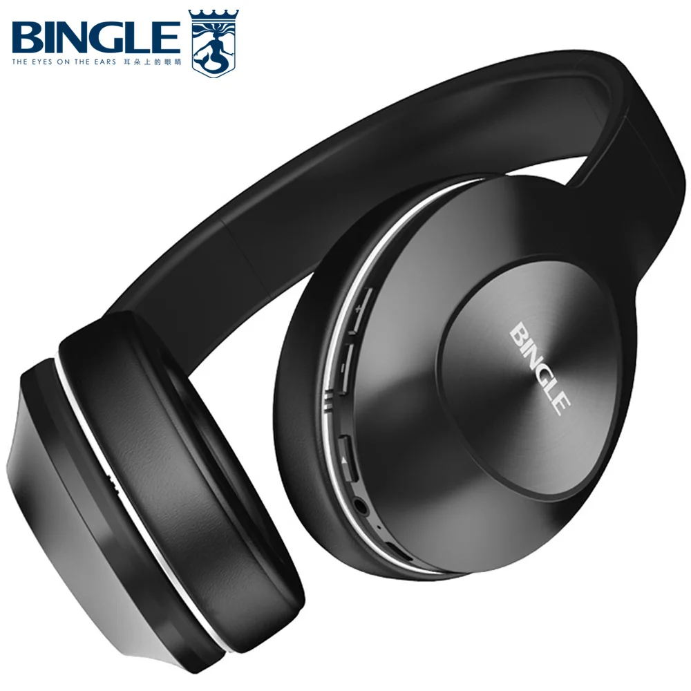 

Bingle Q5 Comfortable Fit Stereo Noise Cancelling Wireless Bluetooth Headsets Computer Mobile Phone Headphones Fone De Ouvido