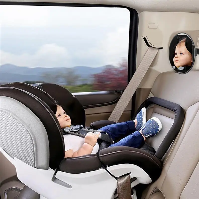 Зеркало для детского автомобиля, зеркало для обзора заднего сиденья, детское зеркало для ухода за младенцем, Детский Монитор Безопасности 17*17 см