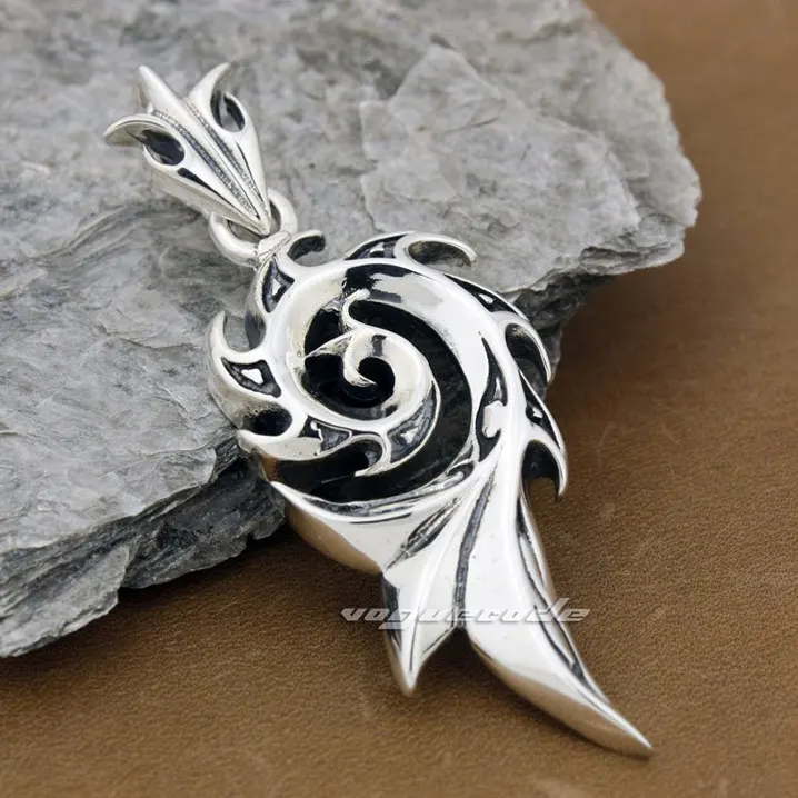 Подвеска унисекс из серебра 925 пробы с татуировкой|silver prayer box pendant|pendant sterling silversilver