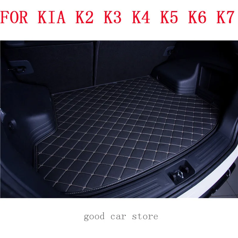 

CITYCARAUTO FOR KIA K2 K3 K4 K5 K6 K7 trunk mat carpet cargo mat 3D RUGS FREE SHOPPING HIGH QUALITY environmental