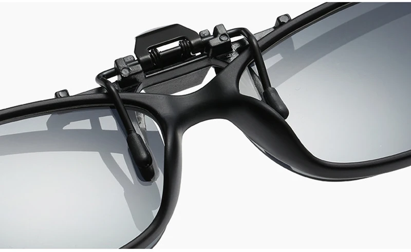 Поляризованные солнцезащитные очки на застежке для мужчин и женщин, зажим оттенков для близорукости, очки для рыбалки, очки для глаз UV400