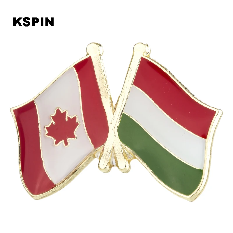 Netherlands and Turkey Friendship Badge Metal Lapel Pins for Clothes Badge on Backpack Brooch Jewelry 10pcs XY0344