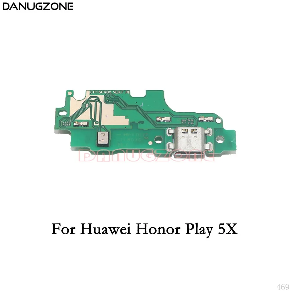 USB Charging Port Dock Plug Socket Jack Connector Charge Board Flex Cable For Huawei Honor Play 7A 7X 7 5A 5X 5C 8A 8C 6 6A 6X - Цвет: For Honor Play 5X