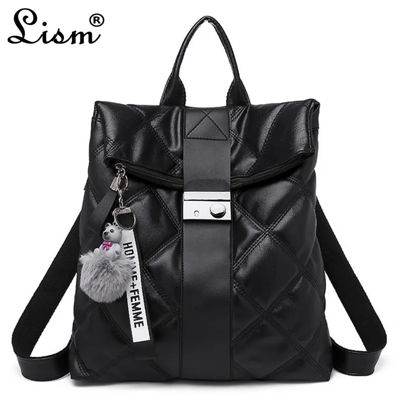 

High quality luxury brand ladies PU leather large capacity ladies shoulder bag ladies Messenger bag blac