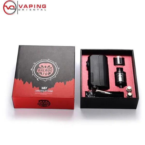 Electronic Cigarette Original Youde UD Balrog 70W TC Starter Kit with 3ml Balrog Tank Atomizer TC/VW Box Mod Vape Vaporizer