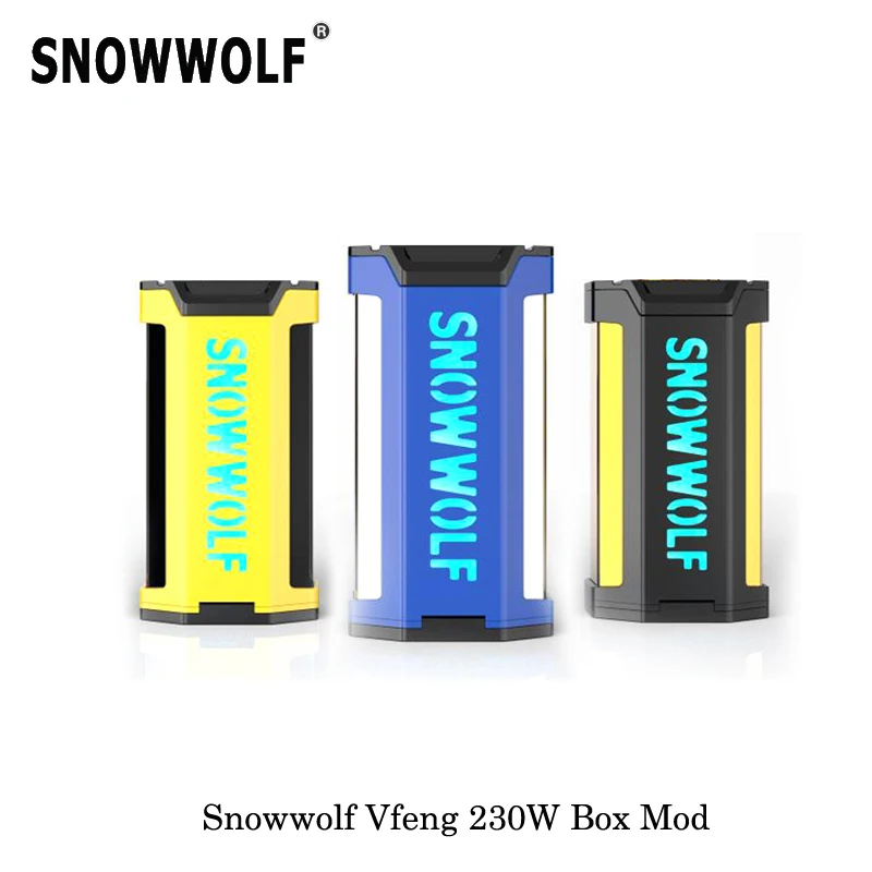Оригинальная электронная сигарета Sigelei Snowwolf Vfeng 230 Вт стартовый набор боксмод 510