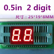 Общий анод 0," 0.5in красный светодиодный дисплей цифровой трубки 10 Pin 2 бит 7 сегментов