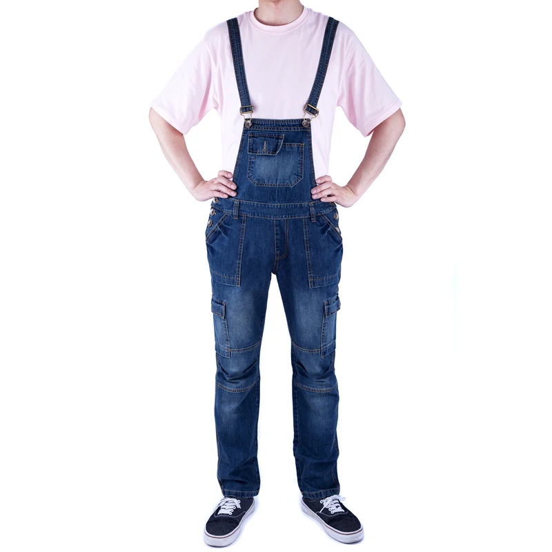 light washed overalls