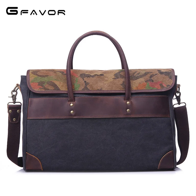 G FAVOR New Briefcase bag shoulder messenger bags Laptop computer bags For Men Scratch resistant ...