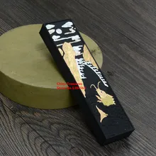 120 г китайская чернильная палочка краска сухие чернила Hui She Lao Hu Kai Wen чернила для каллиграфии Hui Mo Длинные мужские черные цвета