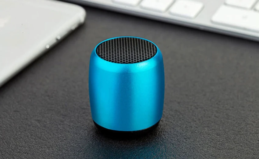 Aimitek Mini Wireless Speaker Small Pocket Size blue-8